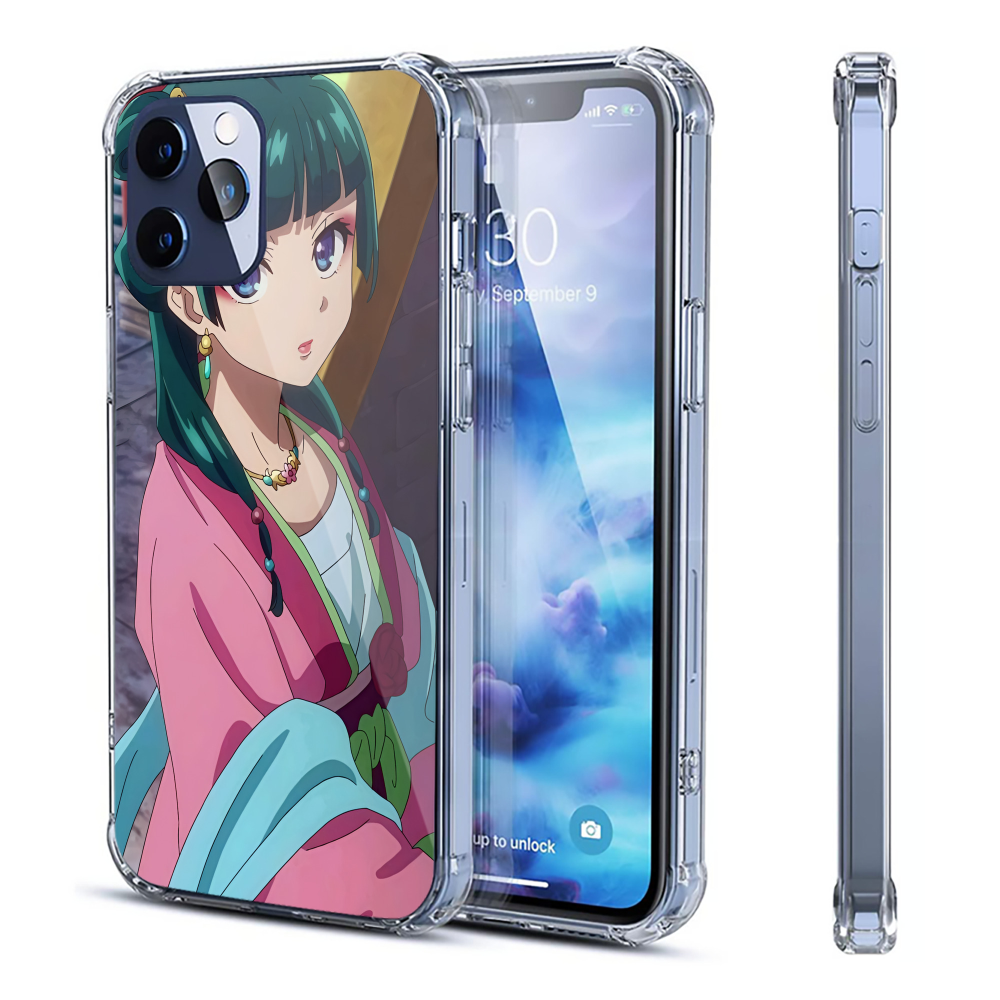（画像用） 薬屋のひとりごと The Apothecary Diaries 【iPhone 12シリーズ対応】透明スマホケース（クリアソフトケース）